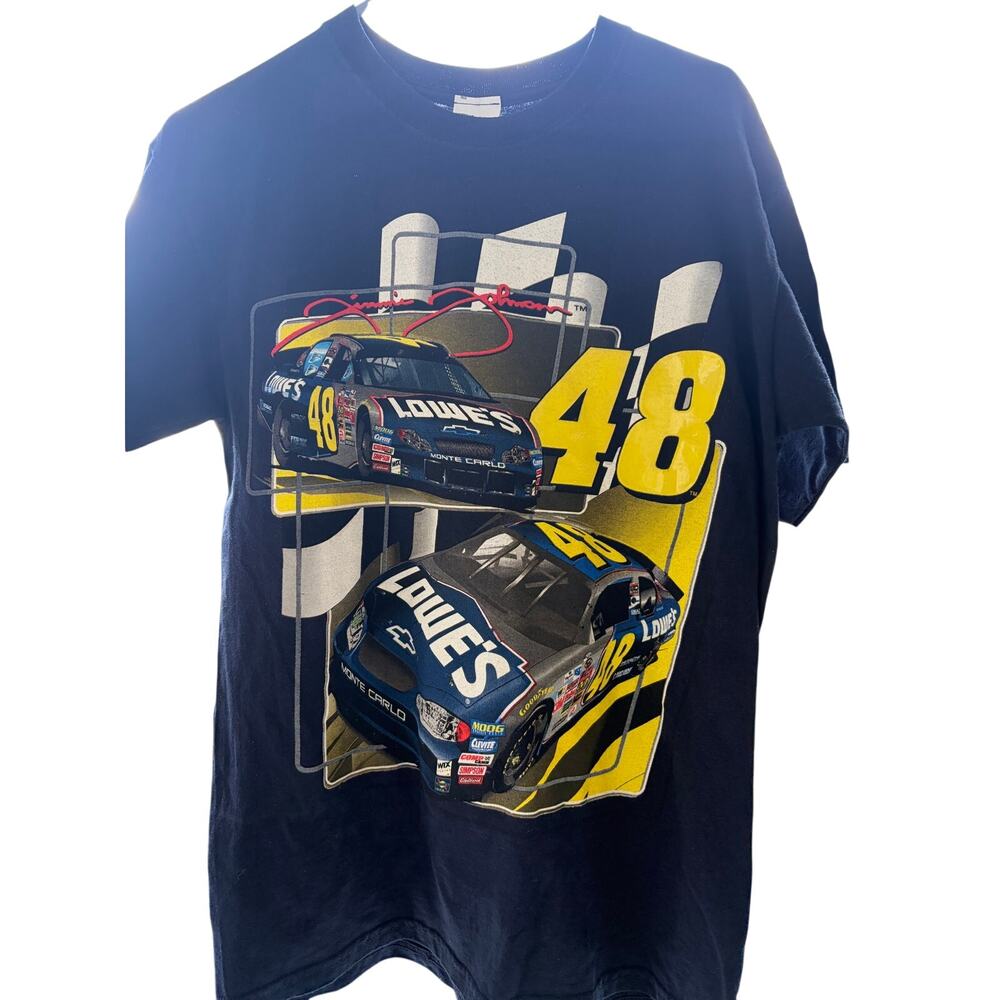 Vintage NOS 2004 Jimmie Johnson Lowe’s racing team Tshirt- size medium-